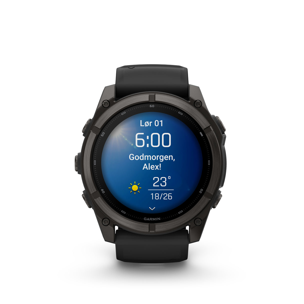 Garmin - Fenix 9 Smartwatch 51 mm // Carbon Grey DLC Titanium fra Garmin - billede nr. 7 hos GrejFreak.dk
