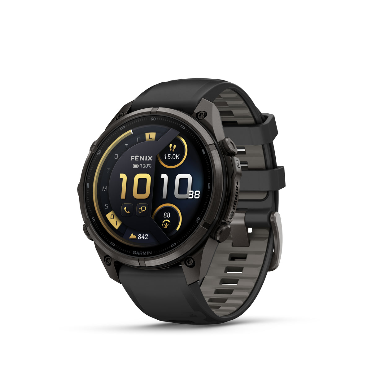Garmin - Fenix 9 Pro inReach Smartwatch 47 mm // Carbon Grey DLC Titanium fra Garmin - billede nr. 2 hos GrejFreak.dk