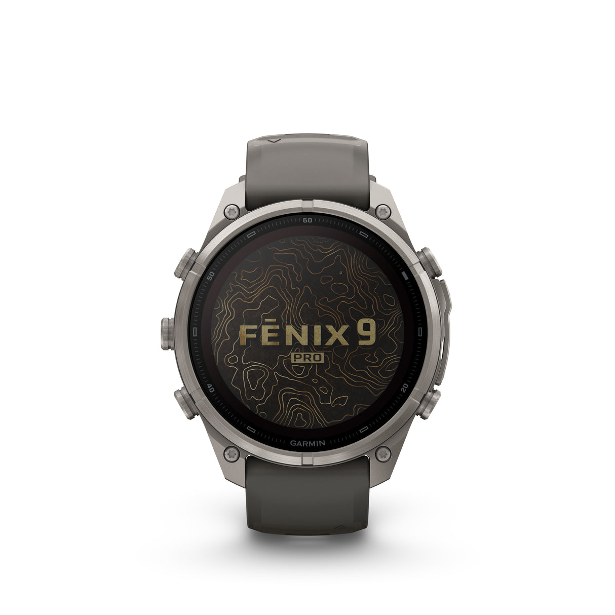 Garmin - Fenix 9 Pro inReach Solar 47 mm // Titanium Pebble Grey fra Garmin - billede nr. 1 hos GrejFreak.dk