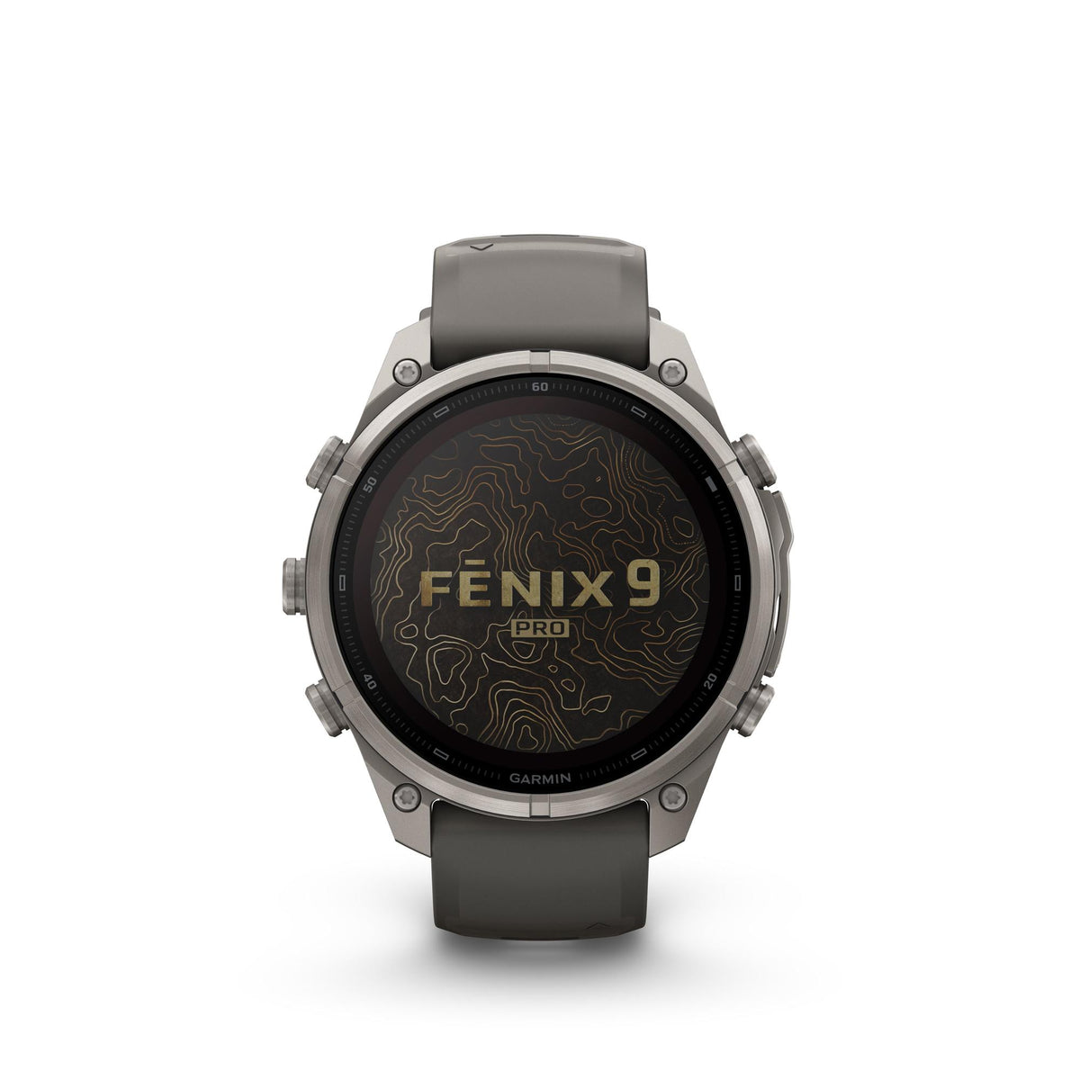 Garmin - Fenix 9 Pro inReach Solar 47 mm // Titanium Pebble Grey fra Garmin - billede nr. 1 hos GrejFreak.dk