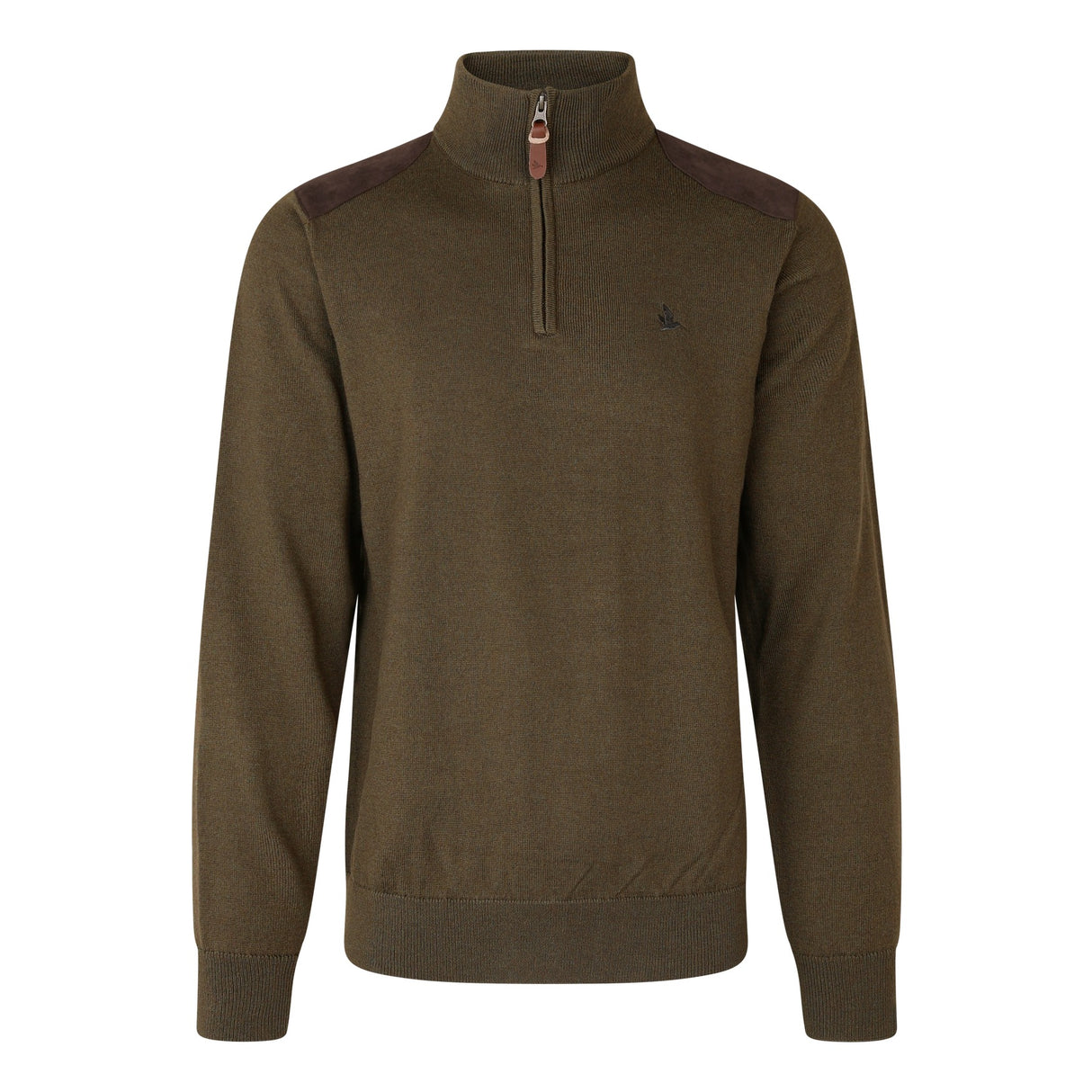 Seeland - Pine Half Zip Sweater // Light Pine