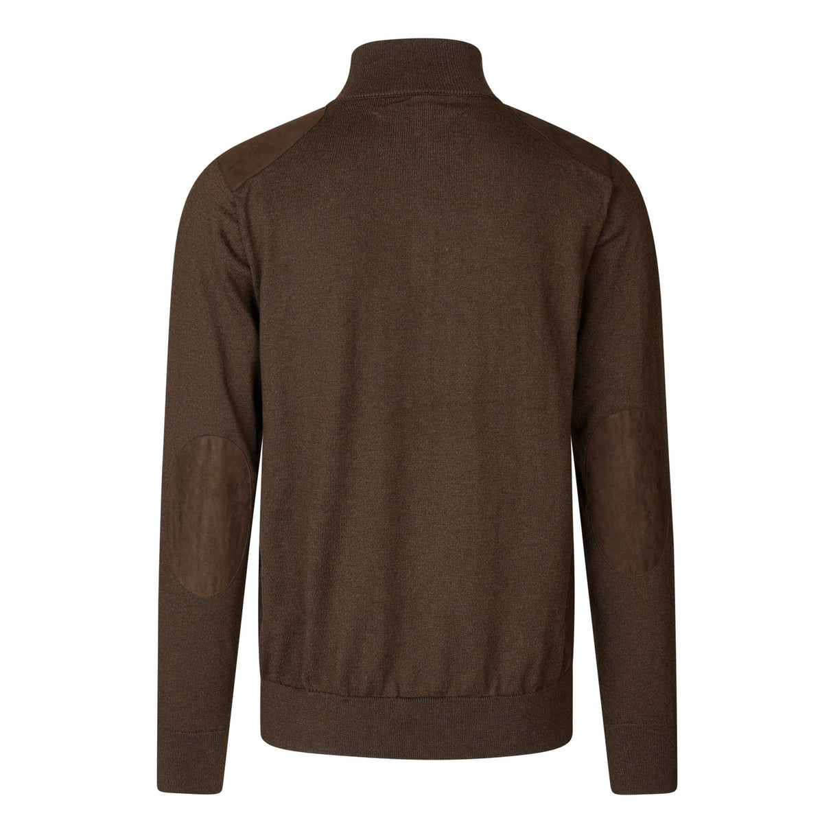Seeland - Pine Half Zip Sweater // Dark Brown