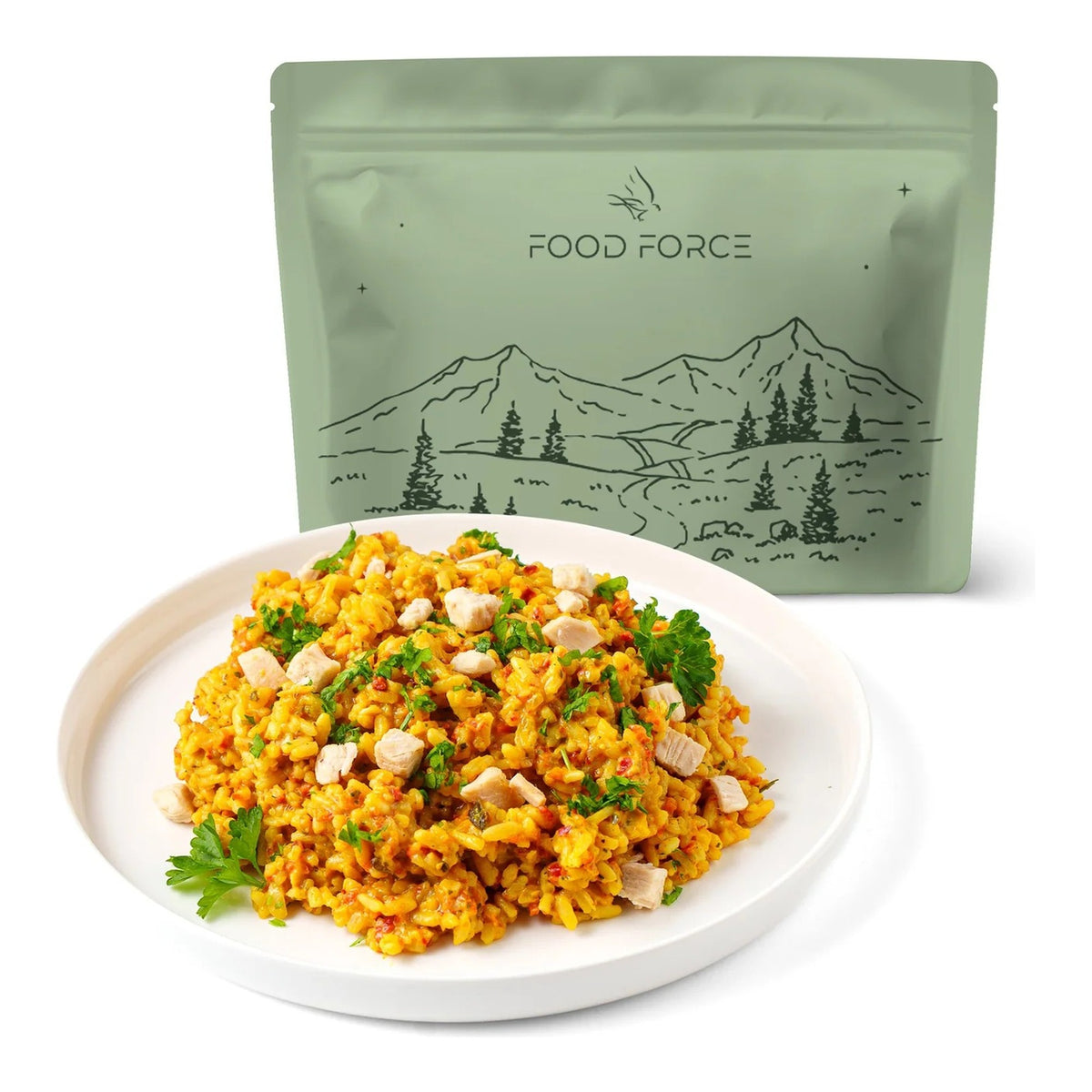 Food Force - Stegte Ris med Kylling 150 g (597 kcal)
