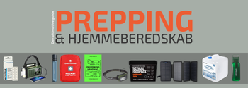 Topbillede til blogindlægget om Prepping og Hjemmeberedskab