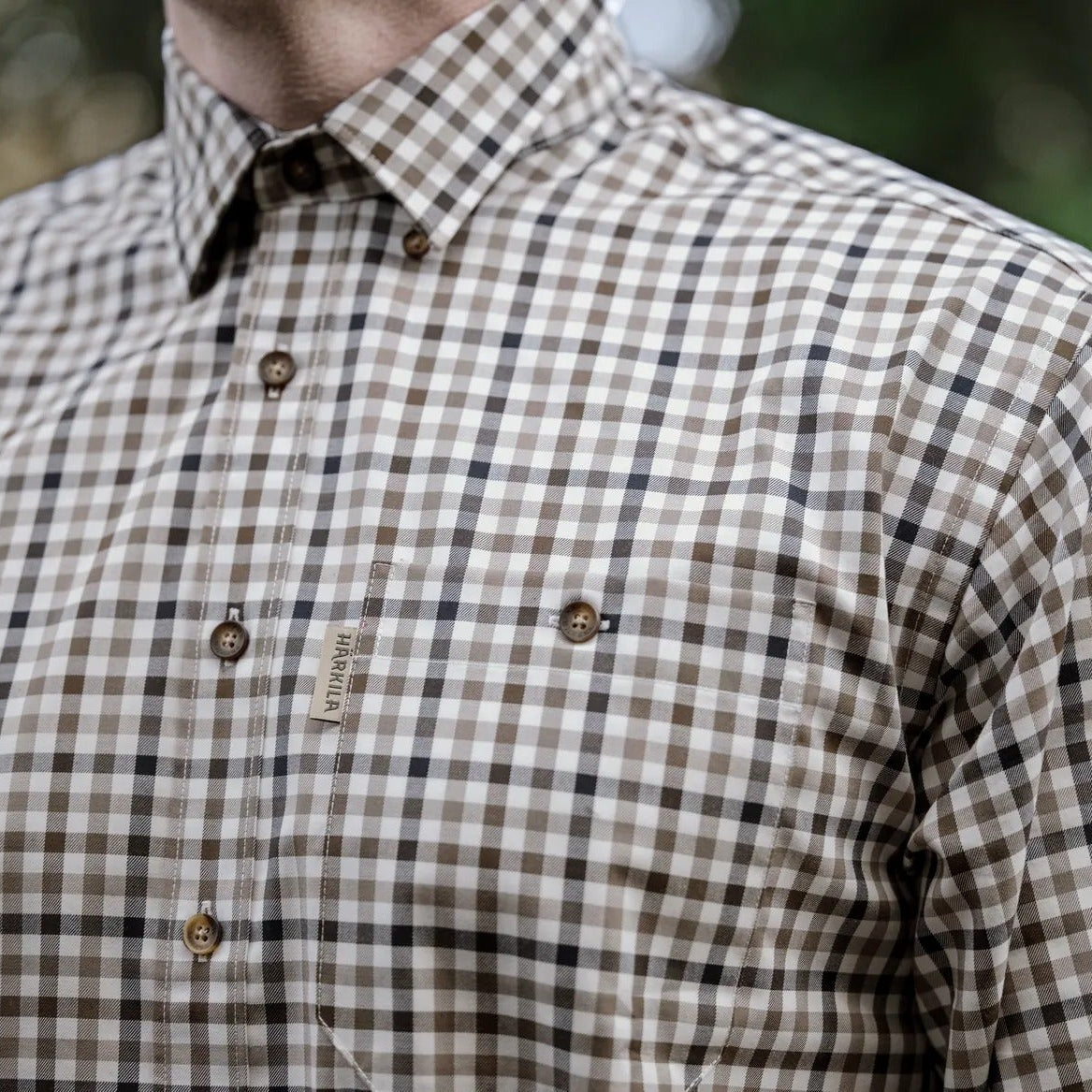 Härkila - Milford Skjorte // Blue / Beige Check
