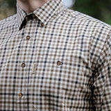 Härkila - Milford Skjorte // Blue / Beige Check