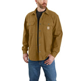 Carhartt - Canvas Fleece Lined Skjortejakke // Oak Brown