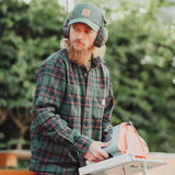 Carhartt - Langærmet Flannel Skjorte // Forestry Green / Amber Terrain