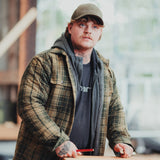 Carhartt - Flannel Sherpa Lined Skjortejakke // Night Fatigue