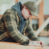 Carhartt - Flannel Sherpa Lined Skjortejakke // Night Fatigue