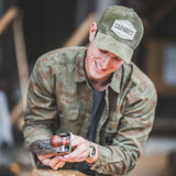 Carhartt - Canvas Fleece Lined Skjortejakke // Army Green Camo