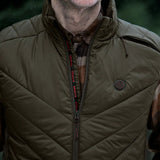 Härkila - Heat Insulated Vest // Willow Green / Shadow brown