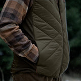 Härkila - Heat Insulated Vest // Willow Green / Shadow brown
