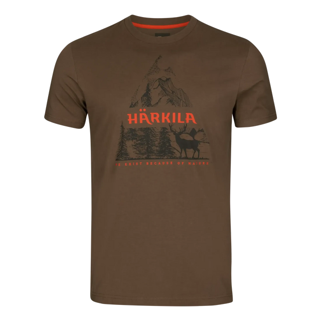 Härkila - Nature S/S T-Shirt // Slate black fra Härkila - billede nr. 1 hos GrejFreak.dk