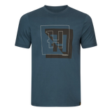 Härkila - H-logo S/S T-shirt // Sea Blue fra Härkila - billede nr. 1 hos GrejFreak.dk