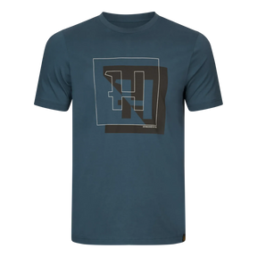Härkila - H-logo S/S T-shirt // Sea Blue fra Härkila - billede nr. 1 hos GrejFreak.dk