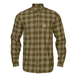 Härkila - Skandinavisk L/S-Skjorte // Dark Olive Check fra Härkila - billede nr. 1 hos GrejFreak.dk