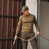 Seeland - Peak T-shirt // Pine Green Melange fra Seeland - billede nr. 5 hos GrejFreak.dk