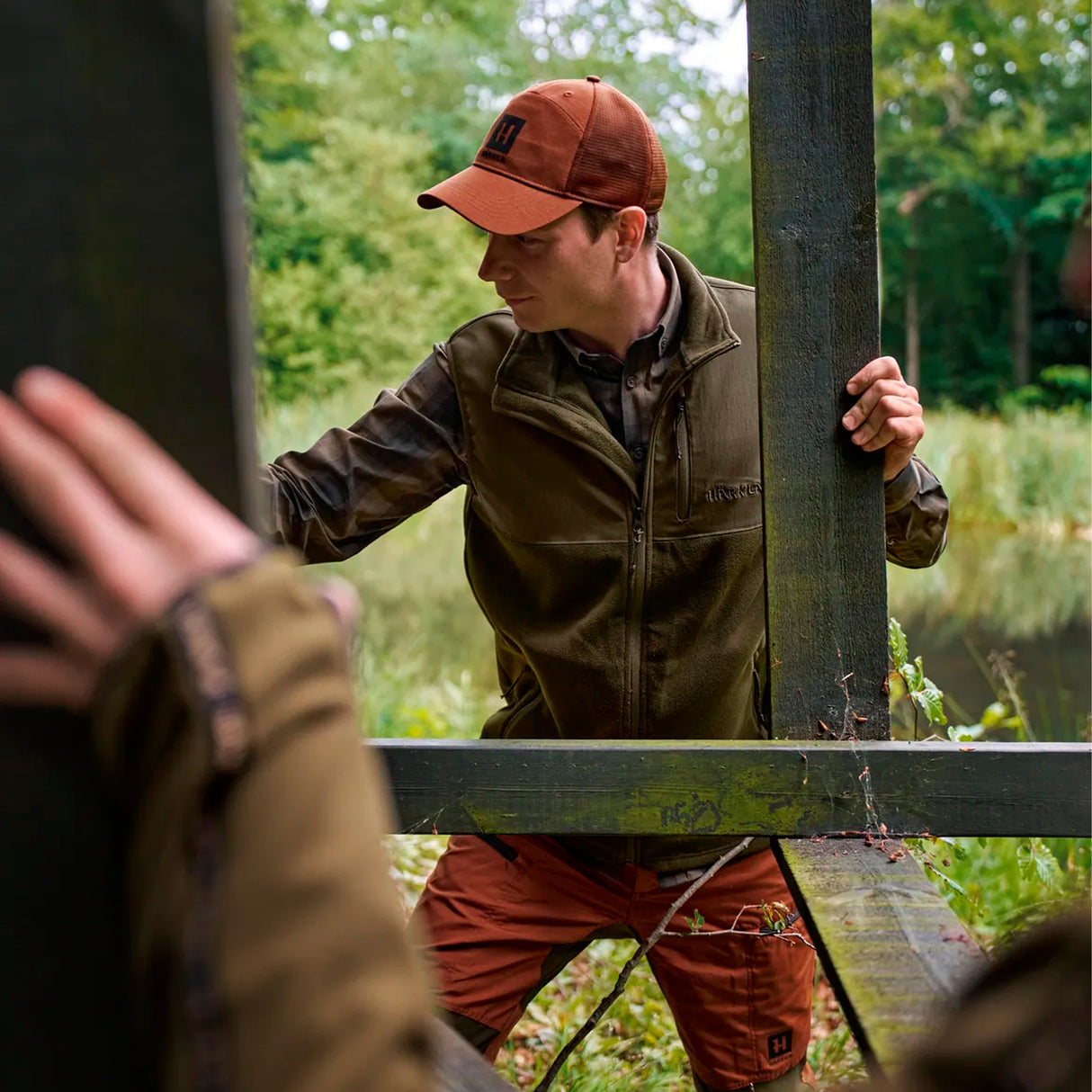 Härkila - Fjell Fleece Veste // Hunting Green/Willow Green fra Härkila - billede nr. 7 hos GrejFreak.dk