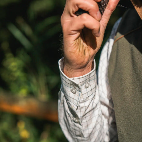 Härkila - Portfield L/S-skjorte // Naval blue fra Härkila - billede nr. 4 hos GrejFreak.dk