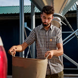 Härkila - Fjell S/S-skjorte // Naval Blue Check fra Härkila - billede nr. 6 hos GrejFreak.dk