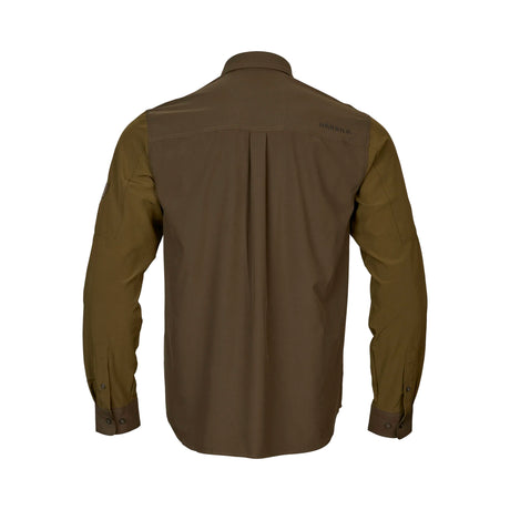 Logmar letvægts L/S-skjorte // Dark Olive/Willow Green fra Härkila - billede nr. 7 hos GrejFreak.dk
