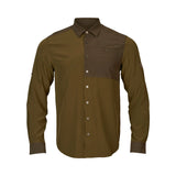 Logmar letvægts L/S-skjorte // Dark Olive/Willow Green fra Härkila - billede nr. 1 hos GrejFreak.dk