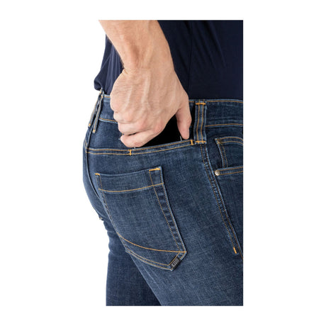 5.11 - Defender-Flex Slim Jeans Blue Wash fra 5.11 - billede nr. 3 hos GrejFreak.dk