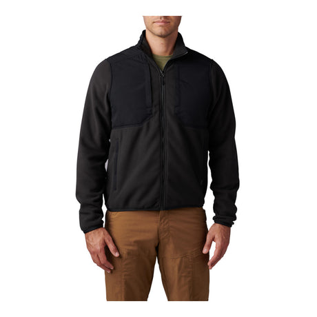 5.11 - Mesos Tech Herre Fleecejakke // Black (019) fra 5.11 - billede nr. 1 hos GrejFreak.dk