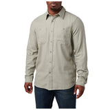 5.11 - Silverwood Flannel Skjorte // Shadow Green fra 5.11 - billede nr. 1 hos GrejFreak.dk