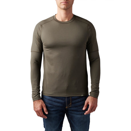 5.11 - Tropos Baselayer Herretrøje // Grøn fra 5.11 - billede nr. 1 hos GrejFreak.dk