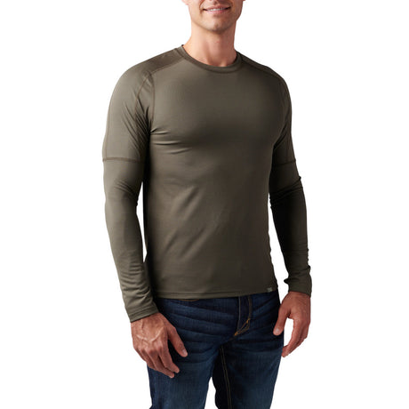 5.11 - Tropos Baselayer Herretrøje // Grøn fra 5.11 - billede nr. 2 hos GrejFreak.dk
