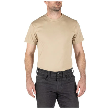 5.11 - Utili-T Crew T-shirt 3-pak // Lys Sand / Tan fra 5.11 - billede nr. 2 hos GrejFreak.dk