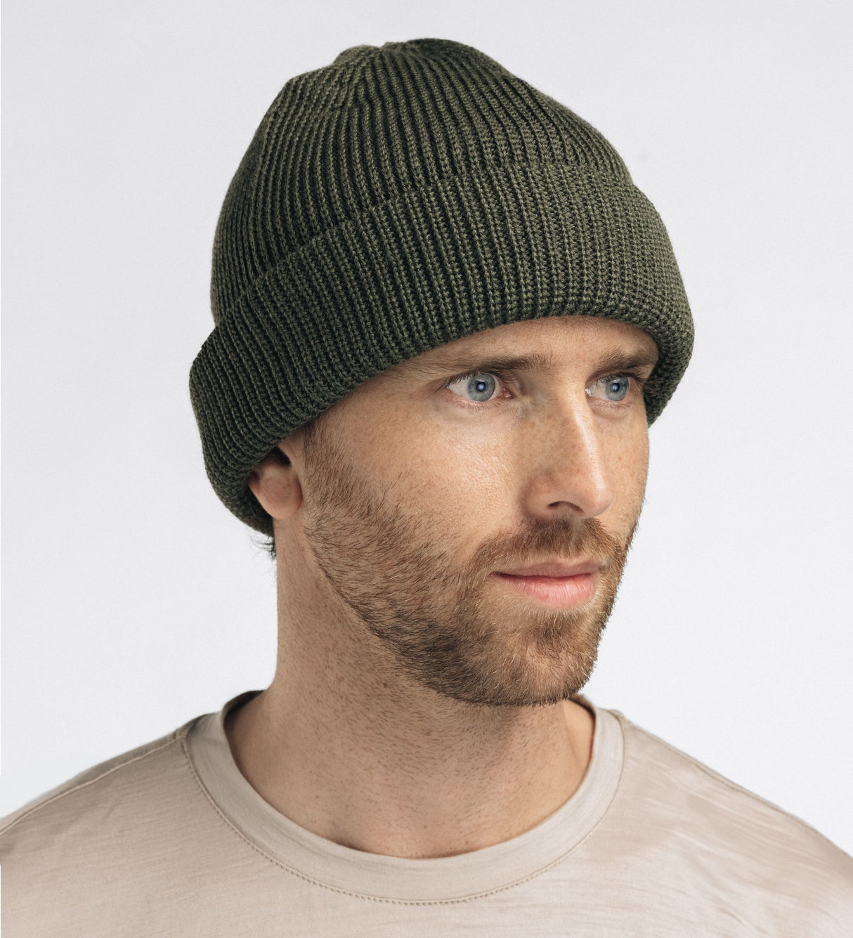 Aclima - Flat Knit Balaclava Hat // Olivengrøn fra Aclima - billede nr. 4 hos GrejFreak.dk
