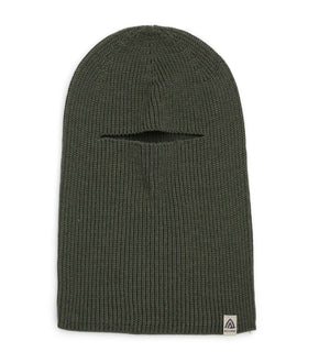 Aclima - Flat Knit Balaclava Hat // Olivengrøn fra Aclima - billede nr. 1 hos GrejFreak.dk