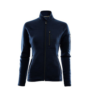 Aclima - FleeceWool 250g Dame Jakke // Blå / Navy fra Aclima - billede nr. 1 hos GrejFreak.dk