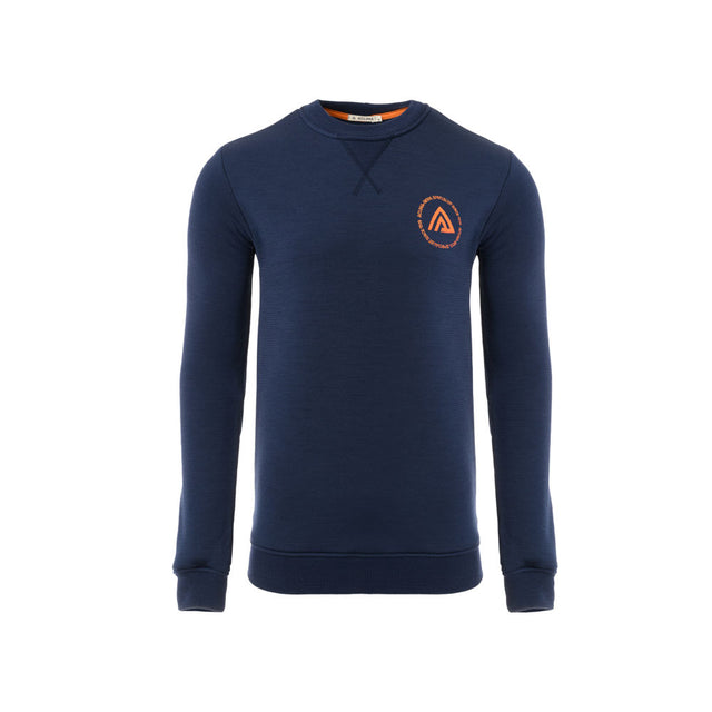 Aclima - FleeceWool 250g Herre Crew Neck Trøje V2 // Blå fra Aclima - billede nr. 1 hos GrejFreak.dk