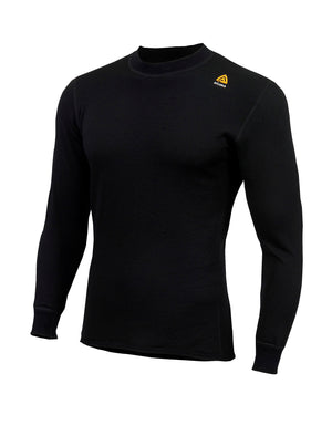 Aclima - HotWool 230g Unisex Crew Neck Uldtrøje // Sort fra Aclima - billede nr. 1 hos GrejFreak.dk