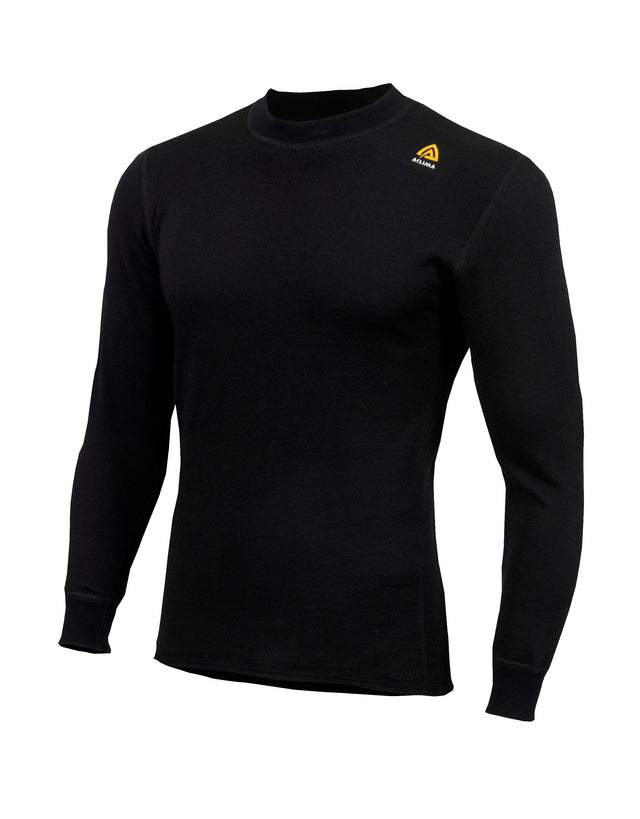 Aclima - HotWool 230g Unisex Crew Neck Uldtrøje // Sort fra Aclima - billede nr. 1 hos GrejFreak.dk