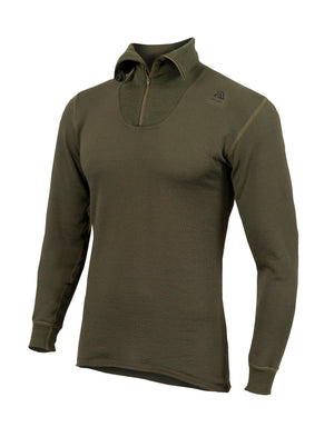 Aclima - HotWool 230g Unisex Polo // Olivengrøn fra Aclima - billede nr. 1 hos GrejFreak.dk