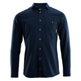Aclima - LeisureWool Woven Herre Uldskjorte // Navy Blå fra Aclima - billede nr. 2 hos GrejFreak.dk