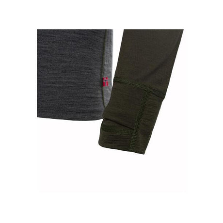 Aclima - LightWool 180 Herre Polo Med Lynlås // Tarmac/Marengo fra Aclima - billede nr. 4 hos GrejFreak.dk