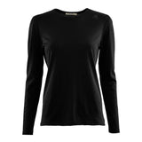 Aclima - LightWool Undershirt Langærmet Dame Trøje // Sort fra Aclima - billede nr. 1 hos GrejFreak.dk