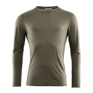 Aclima - LightWool Undershirt Langærmet Herre Trøje // Grøn fra Aclima - billede nr. 1 hos GrejFreak.dk