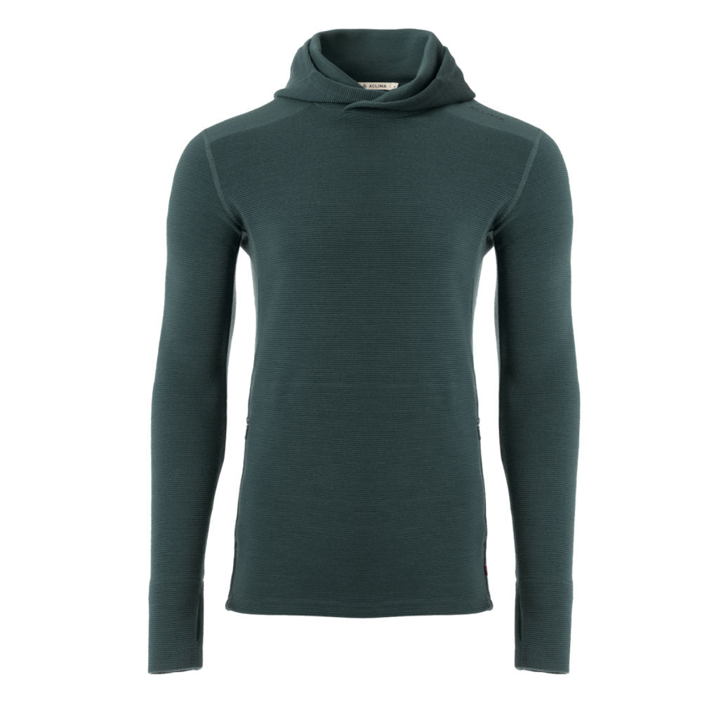 Aclima - StreamWool 400g Herre Hoodie // Grøn fra Aclima - billede nr. 1 hos GrejFreak.dk