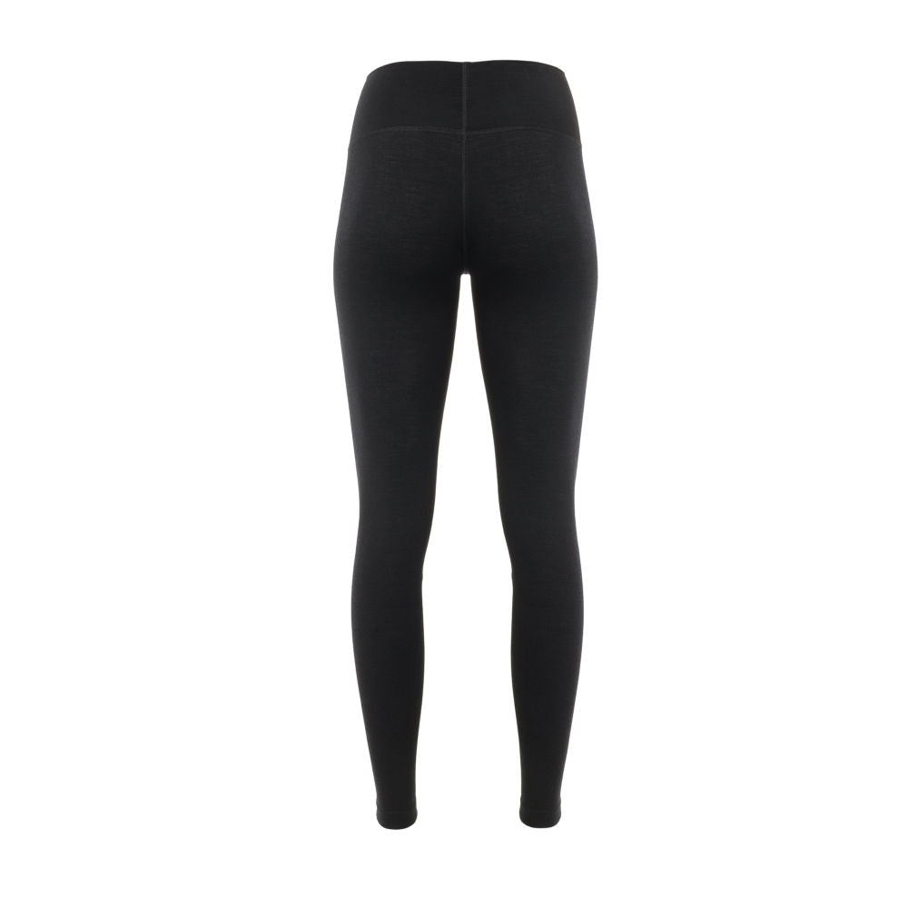 Aclima - WarmWool 200g Dame Højtaljede Lange Underbukser // Sort fra Aclima - billede nr. 2 hos GrejFreak.dk