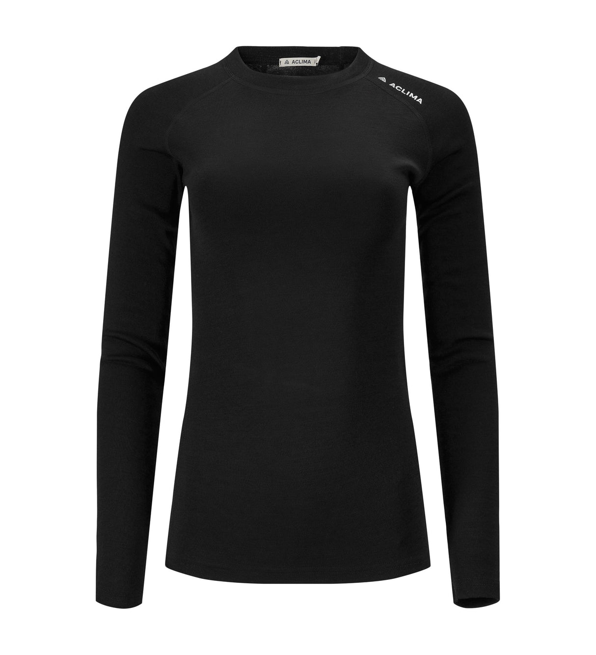 Aclima - WarmWool 200g Dame Uldundertrøje // Sort fra Aclima - billede nr. 1 hos GrejFreak.dk
