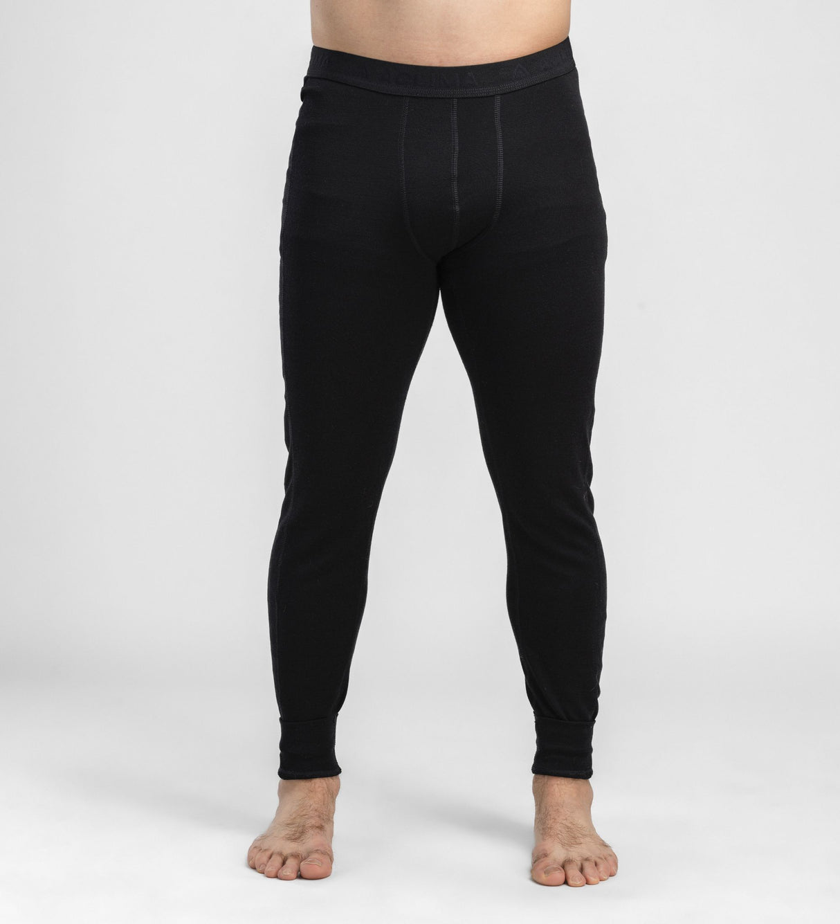 Aclima - WarmWool 200g Herre Lange Underbukser // Sort fra Aclima - billede nr. 4 hos GrejFreak.dk