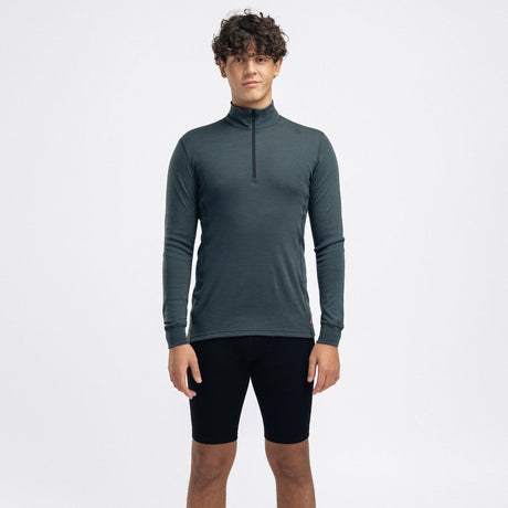 Aclima - WarmWool 200g Mock Neck Herre Uldtrøje // Green Gables fra Aclima - billede nr. 3 hos GrejFreak.dk