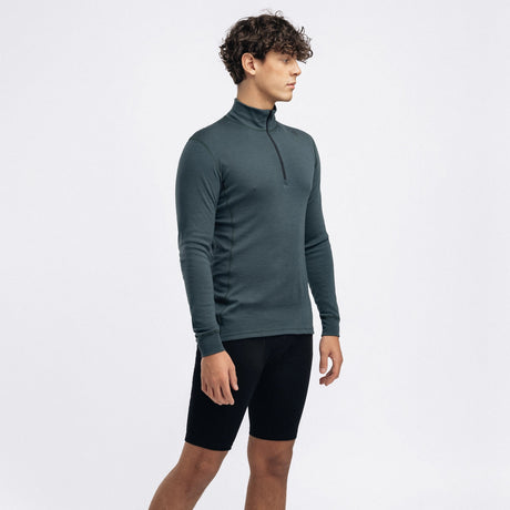 Aclima - WarmWool 200g Mock Neck Herre Uldtrøje // Green Gables fra Aclima - billede nr. 4 hos GrejFreak.dk